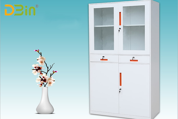 china white metal cupboard for office supplier